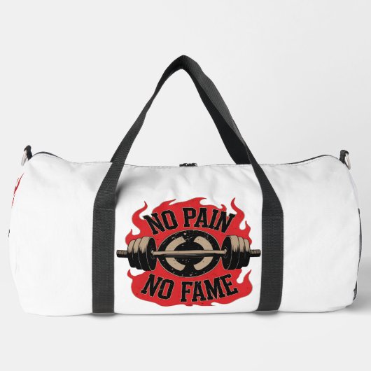 プリントカットソーバッグ ダッフルバッグ (正面)