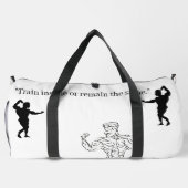 プリントカットソーバッグ/デュッフェルバッグ（パワー強度） ダッフルバッグ (裏面)