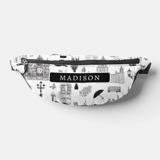 プリントカットソーバッグ ファニーパック (レイダウン)