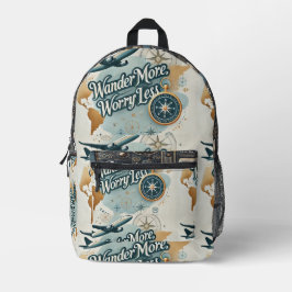 プリントカットソーバッグ プリントバックパック