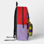 プリントカットソーバッグ プリントバックパック (左)