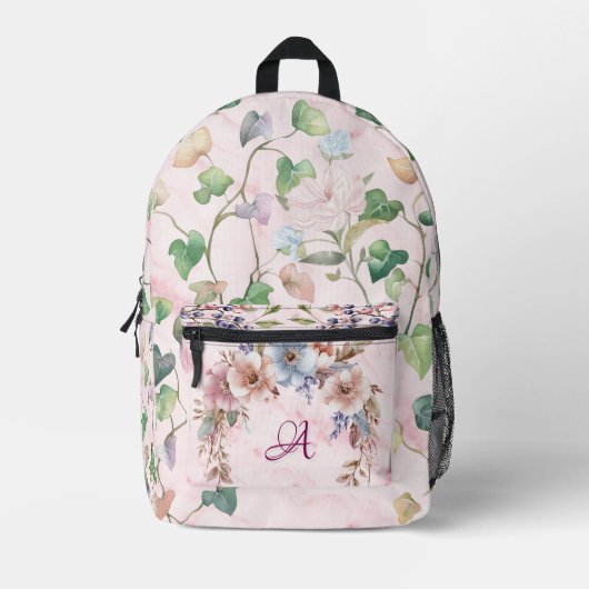 プリントカットソーバッグ プリントバックパック (正面)