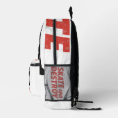 プリントカットソーバッグ プリントバックパック (右)