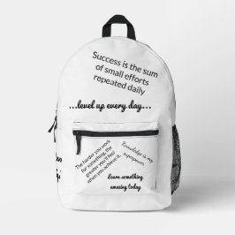 プリントカットソーバッグ プリントバックパック