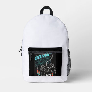 プリントカットソーバッグ プリントバックパック