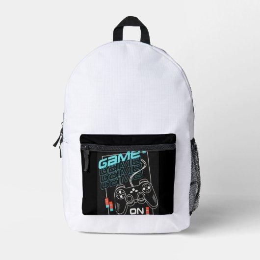 プリントカットソーバッグ プリントバックパック (正面)