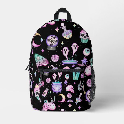 プリントカットソーバッグ プリントバックパック (正面)