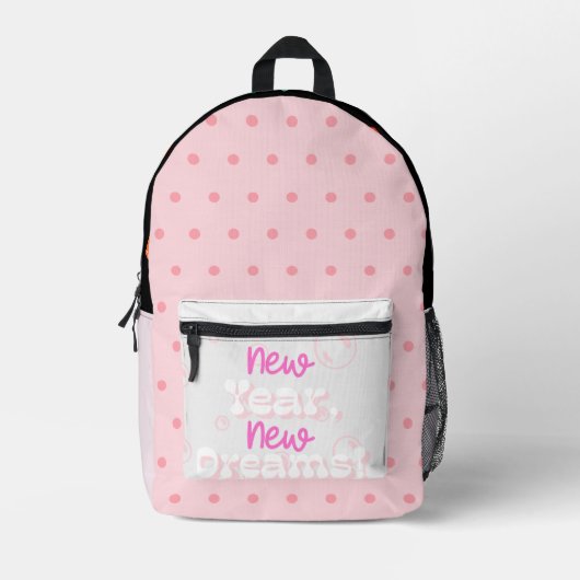 プリントカットソーバッグ プリントバックパック (正面)