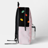 プリントカットソーバッグ プリントバックパック (左)