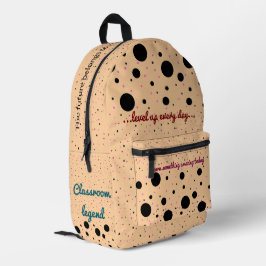 プリントカットソーバッグ プリントバックパック