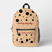 プリントカットソーバッグ プリントバックパック (正面)