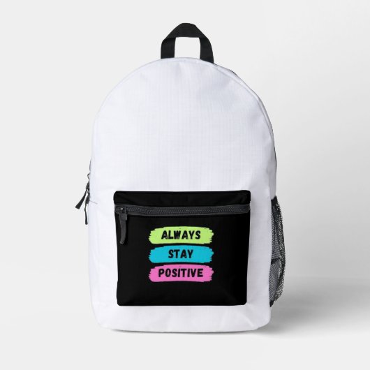 プリントカットソーバッグ プリントバックパック (正面)