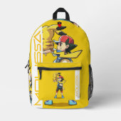 プリントカットソーバッグ プリントバックパック (正面)