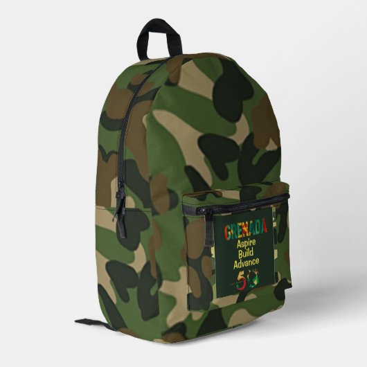 プリントカットソーバッグ プリントバックパック (裏面左端)