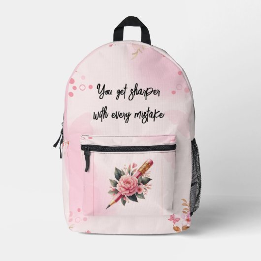 プリントカットソーバッグ プリントバックパック (正面)