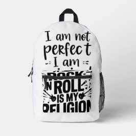 プリントカットソーバッグ プリントバックパック