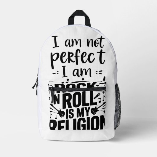 プリントカットソーバッグ プリントバックパック (正面)