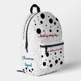 プリントカットソーバッグ プリントバックパック