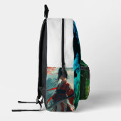 プリントカットソーバッグ プリントバックパック (左)