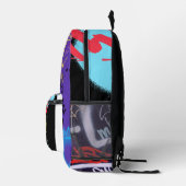 プリントカットソーバッグ プリントバックパック (右)