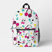 プリントカットソーバッグ プリントバックパック (正面)