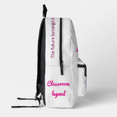 プリントカットソーバッグ プリントバックパック (左)