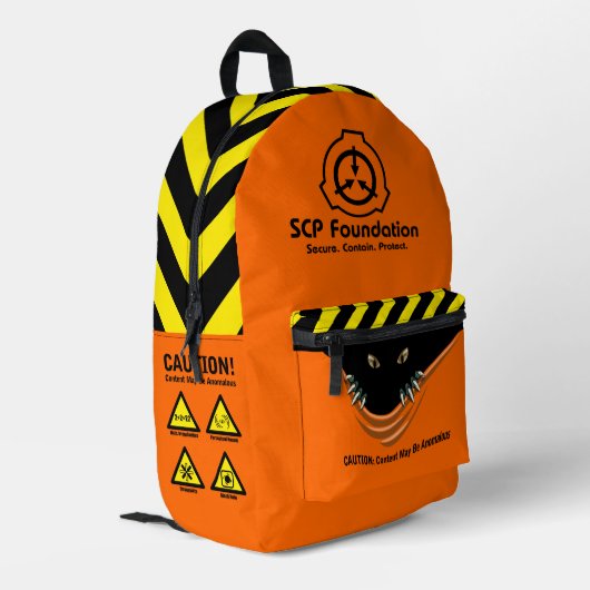 プリントカットソーバッグ プリントバックパック (裏面左端)