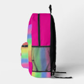 プリントカットソーバッグ プリントバックパック (右)