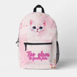 プリントカットソーバッグ プリントバックパック