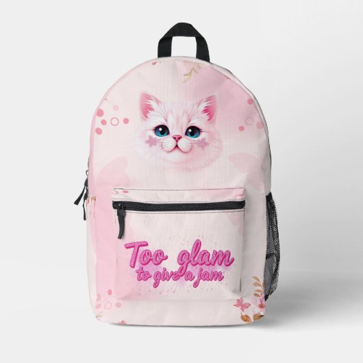 プリントカットソーバッグ プリントバックパック (正面)