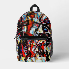 プリントカットソーバッグ プリントバックパック