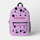 プリントカットソーバッグ プリントバックパック (正面)