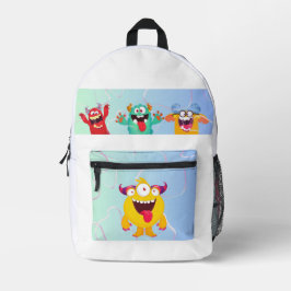 プリントカットソーバッグ プリントバックパック