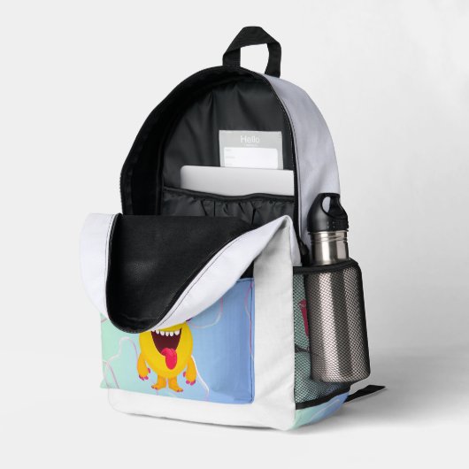 プリントカットソーバッグ プリントバックパック (裏面右端 (見開き))