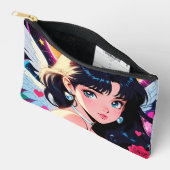 プリントカットソーバッグ/ペンシルケース アクセサリーポーチ (見開き)