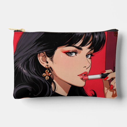 プリントカットソーバッグ/ペンシルケース アクセサリーポーチ (正面)