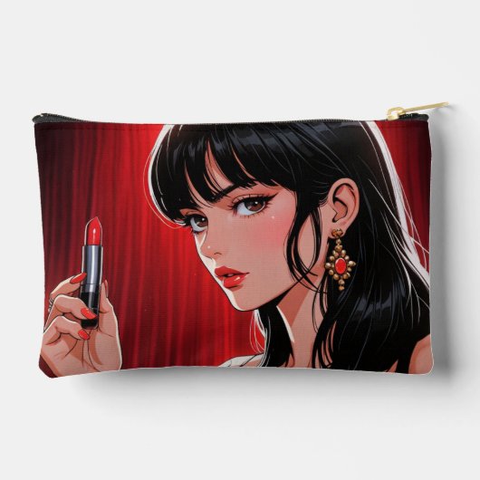 プリントカットソーバッグ/ペンシルケース アクセサリーポーチ (裏面)