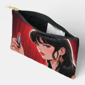 プリントカットソーバッグ/ペンシルケース アクセサリーポーチ (見開き)