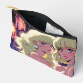 プリントカットソーバッグ/ペンシルケース アクセサリーポーチ (見開き)