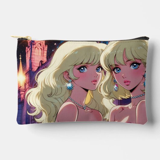 プリントカットソーバッグ/ペンシルケース アクセサリーポーチ (正面)