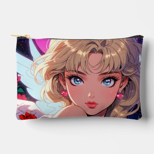 プリントカットソーバッグ/ペンシルケース アクセサリーポーチ (正面)