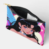 プリントカットソーバッグ/ペンシルケース アクセサリーポーチ (見開き)