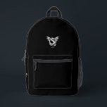 プリントカットソーバッグ（REBEL SEC） プリントバックパック<br><div class="desc">REBEL SEC（レベルセック）は、「守る力」と「逆らう精神」を併せ持つセキュリティブランドです。ホワイトハッカーの知性と反骨精神を象徴し、既存の常識に挑みながら安全を貫くスタイルです。

#セキュリティ #ホワイトハッカー #反骨精神</div>