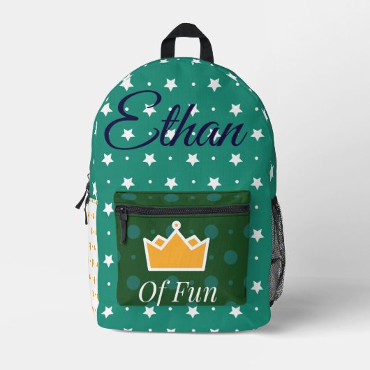 プリントカットバッグ プリントバックパック (正面)