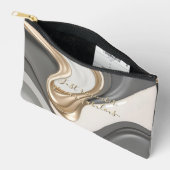 プリントカット縫いバッグ(グラフィックスタイリッシュ) アクセサリーポーチ (見開き)