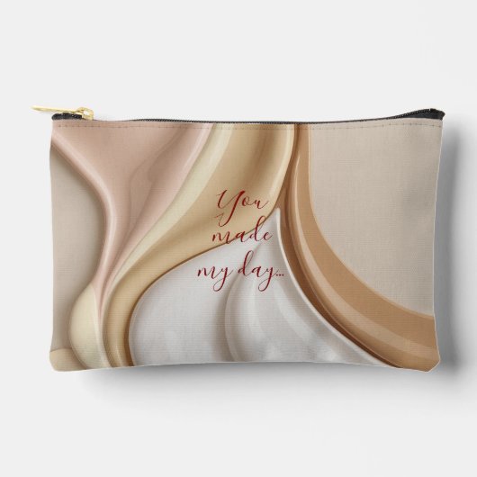 プリントカット縫いバッグ(グラフィックスタイリッシュ) アクセサリーポーチ (正面)