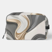 プリントカット縫いバッグ(グラフィックスタイリッシュ) ドップキット (裏面)