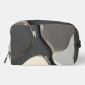 プリントカット縫いバッグ(グラフィックスタイリッシュ) ドップキット (裏面)