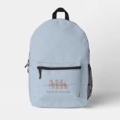 プリントカット縫製バッグ プリントバックパック (正面)