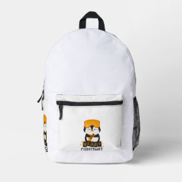 プリントカット縫製バッグ プリントバックパック